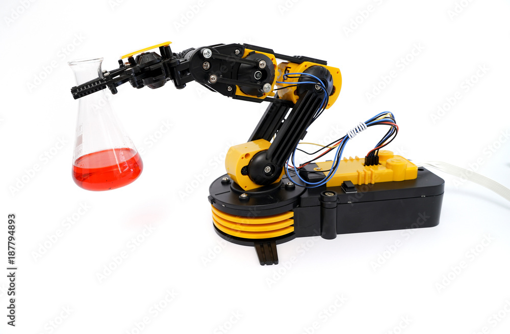 Plastic robot arm model Plastic robot arm model