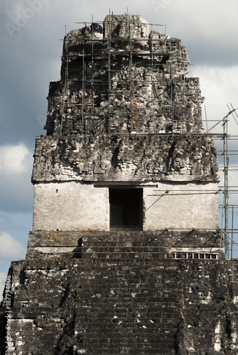 Tikal, Mayan pyramid complex in Guatemala, Its construction was under the mandate of Hasaw Cha'an Kawil or Ah Cacao (682-721 d.c.) photo