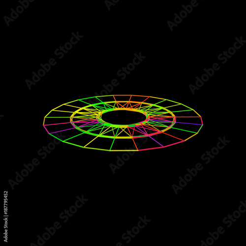 Circle carcass framework. I...
