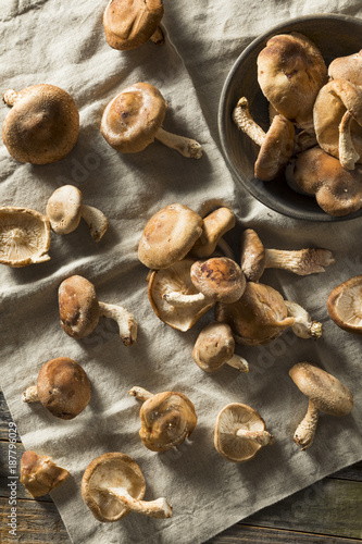 Healthy Organic Fresh Shiitake Mushrooms