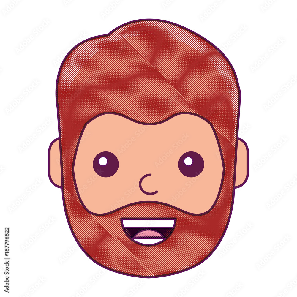 character man face laughing happy image vector illustration drawing design character man face laughing happy image vector illustration drawing design