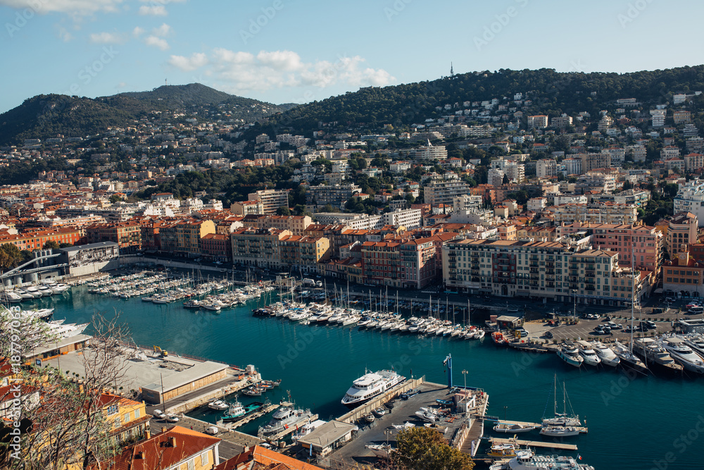 Beautiful Port of Nice, France