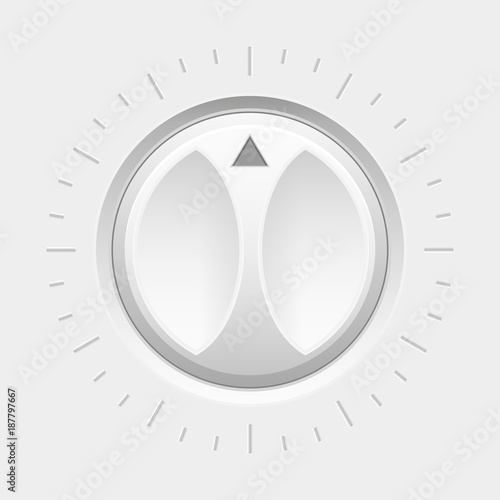 Navigation round knob button. Volume control