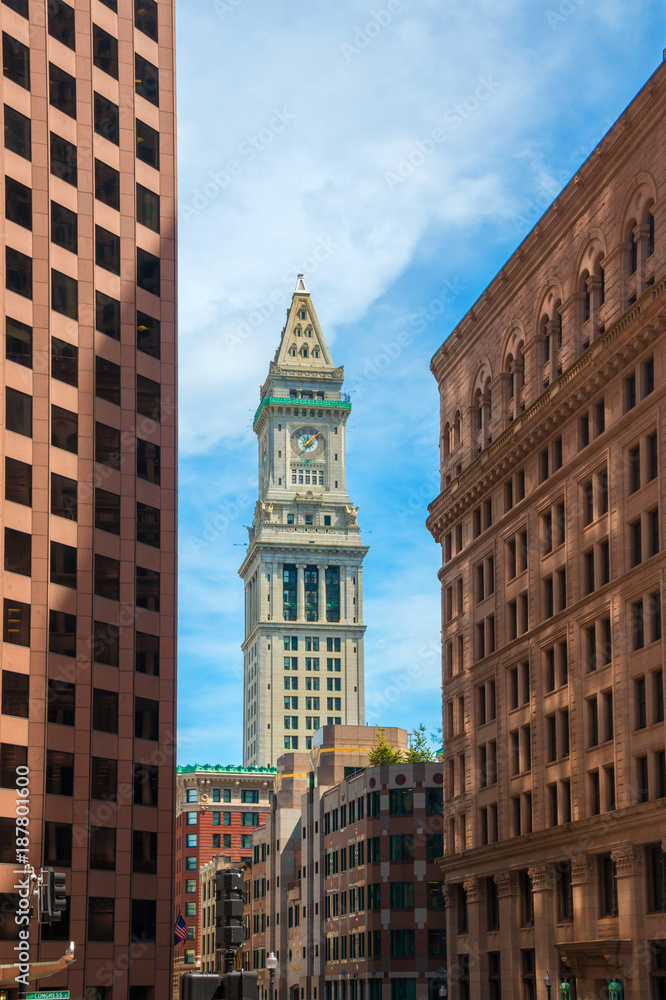 The Custom House Tower. Boston, Massachusetts, USA