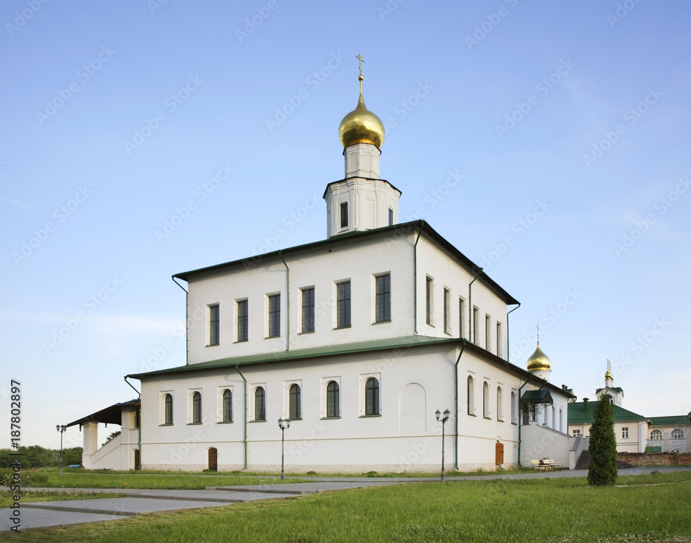 Cathedral of Epiphany at Epiphany Old-Golutvin Monastery in Kolomna. Russia