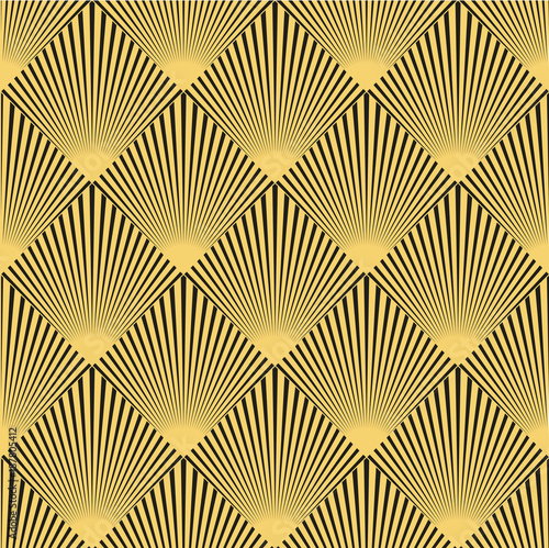 Art Deco seamless pattern.decoration ornament.