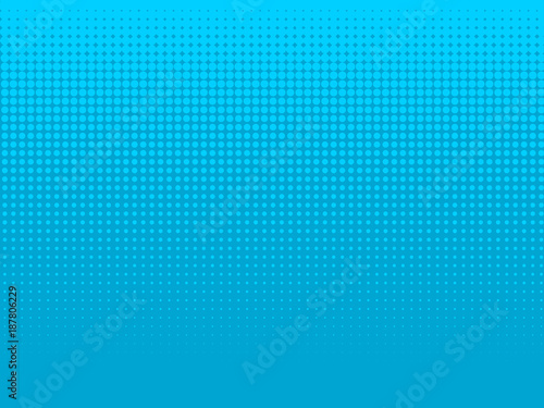 Blue underwater halftone background vector