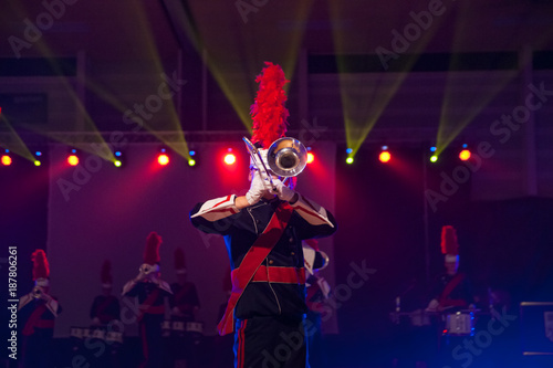 Photography Music Band playing live music during performance