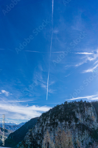 Chemtrails form a perfect cross in the sky