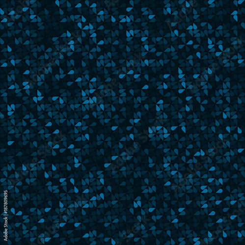 Abstract background of multicolored teardrop shaped figures. 