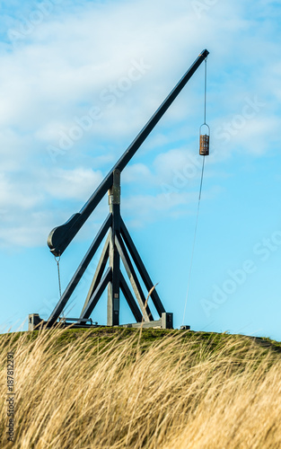 Photography historischer Leutturm aus Holz skagen Dänemark