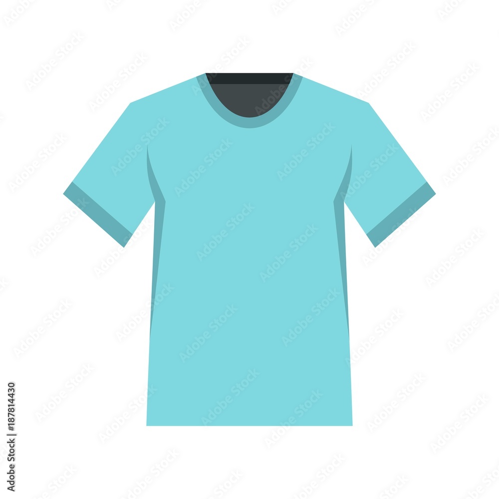 Men tennis t-shirt icon, flat style Men tennis t-shirt icon, flat style