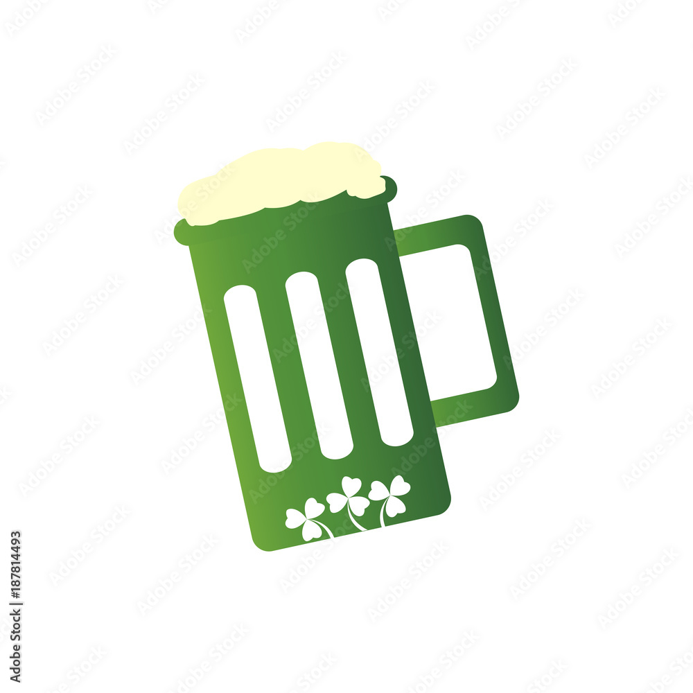 Isolated beer mug Isolated beer mug