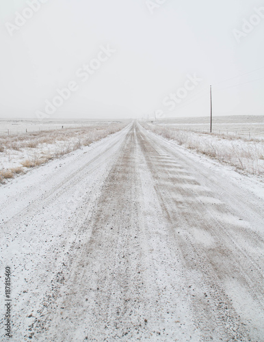 Snow in the plains