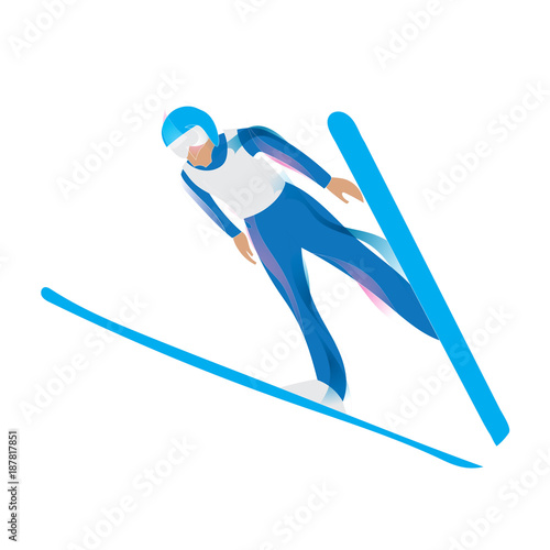 Ski Jumping Symbol