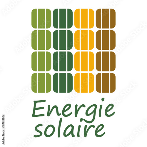 Logo énergie solaire.