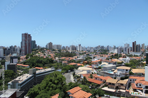Aerial view of Salvador Bahia Brazil