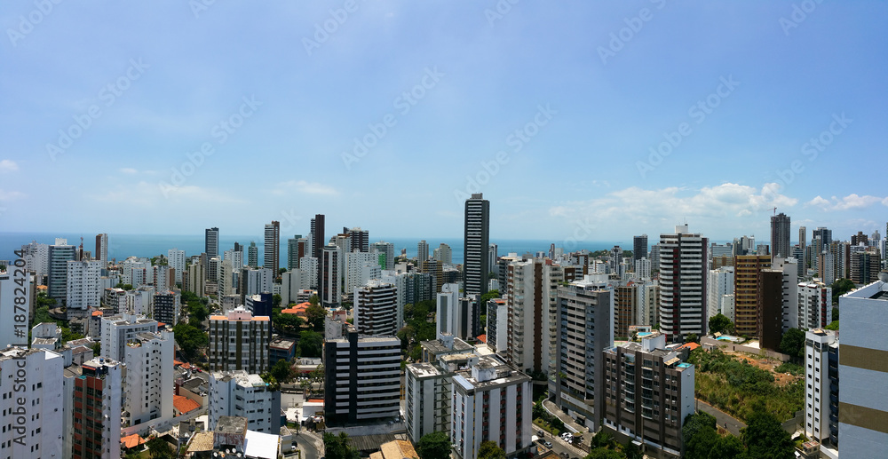 Aerial view Salvador Bahia - Buildings