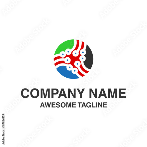 circle digital technology logo Free Download circle digital technology logo - GFXLoad