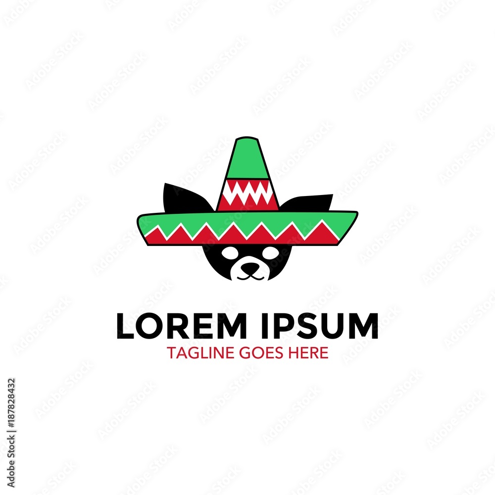 unique mexico logo. cartoon style. unique mexico logo. cartoon style.