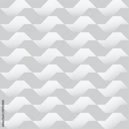 Geometric abstract white background. Sao Paulo seamless pattern vector.