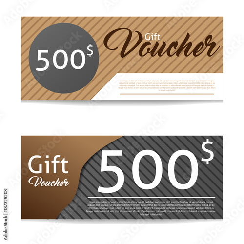 Gift Voucher Coupon Template