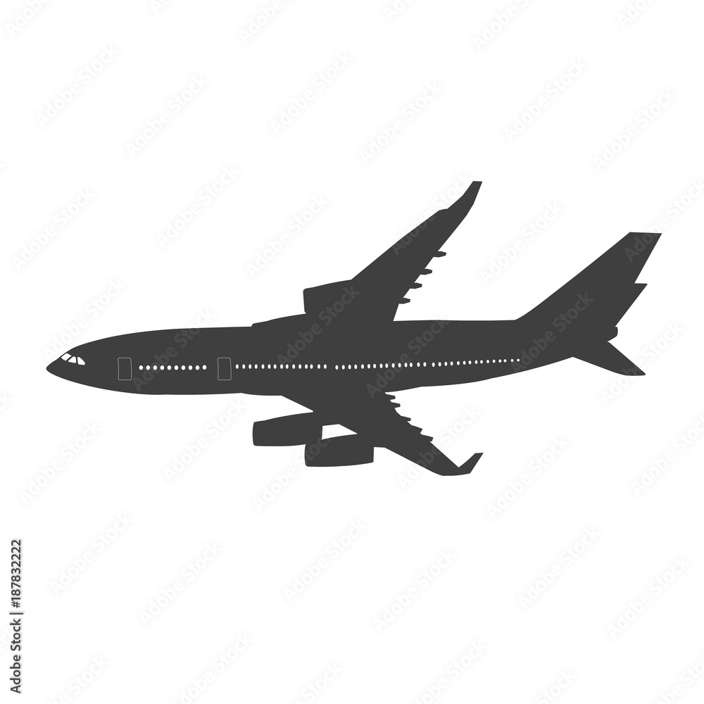 旅客機シルエット Stock イラスト Adobe Stock 旅客機シルエット Stock イラスト Adobe Stock