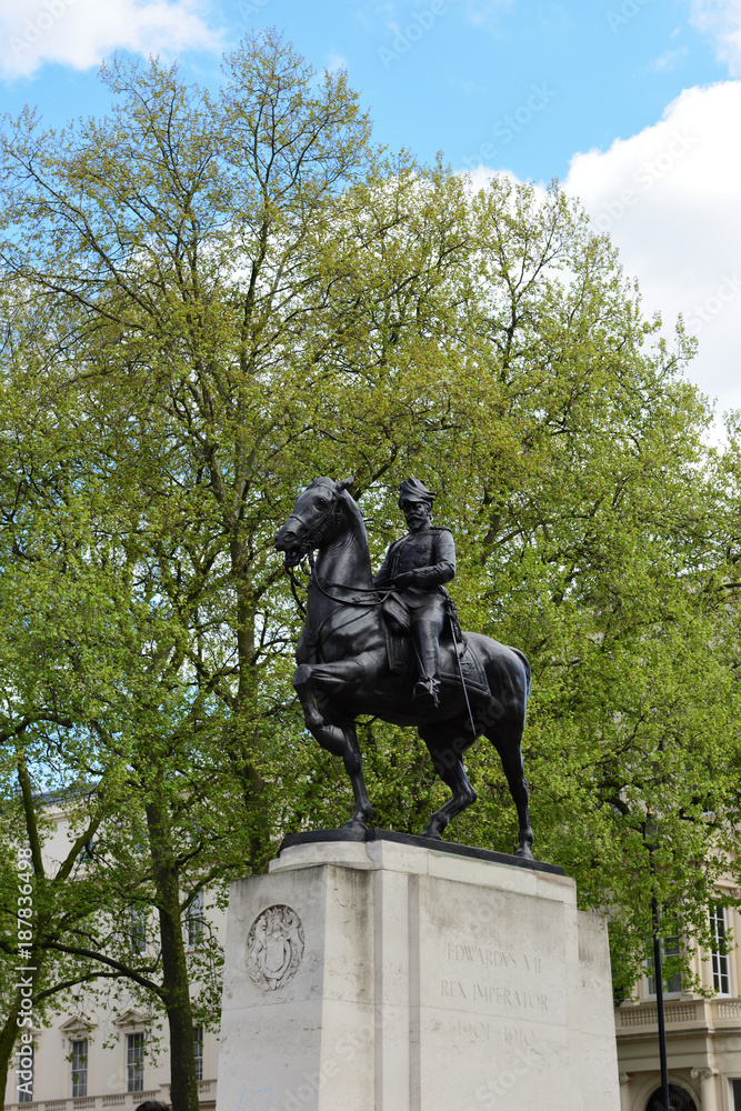 Edward VII Rex Imperator Denkmal in London 