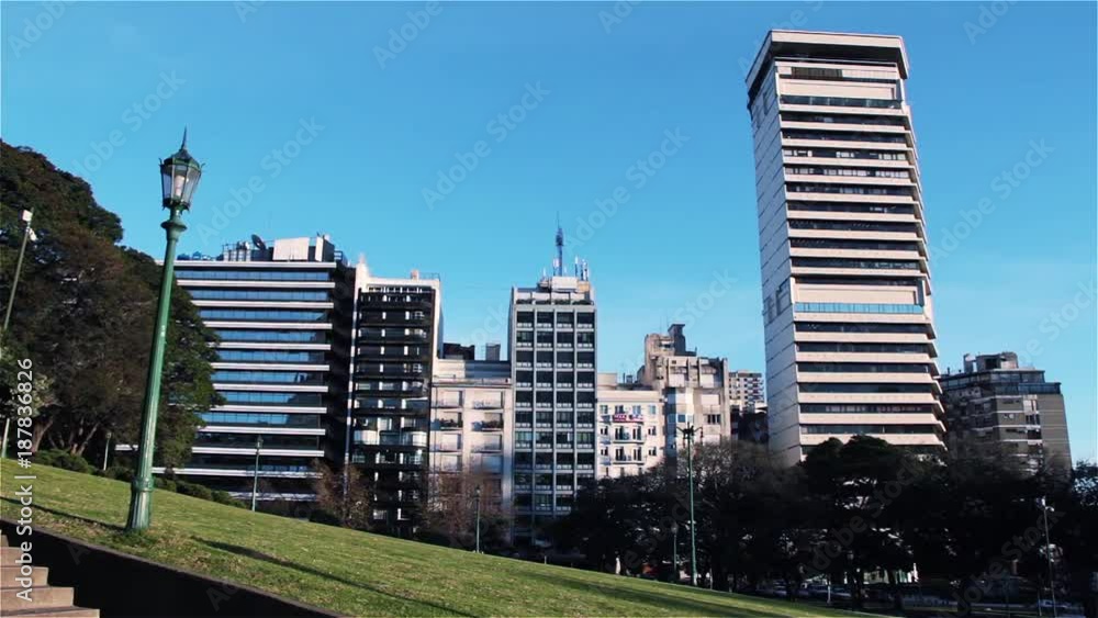 Buildings of Plaza San Martin, in Retiro, Buenos Aires Buildings of Plaza San Martin, in Retiro, Buenos Aires
