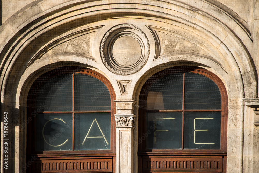 Obraz premium Impressionen aus Wien - Cafe