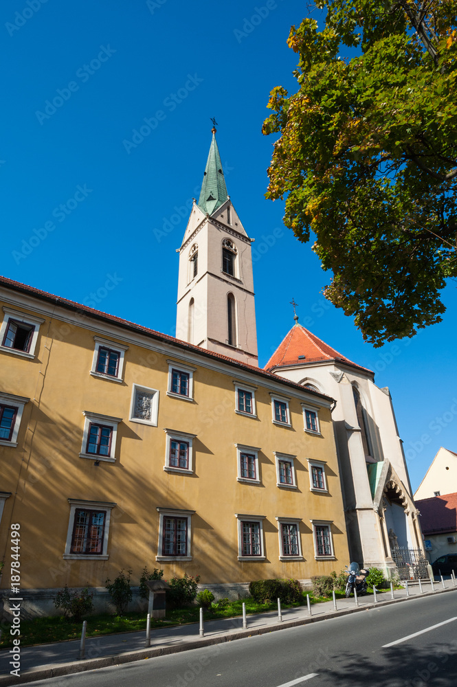 Croatia, Zagreb, St.Francis Sveti Franjo,カトリック教会、Franciscan monastery of St. Francis of Assis Croatia, Zagreb, St.Francis Sveti Franjo,カトリック教会、Franciscan monastery of St. Francis of Assis