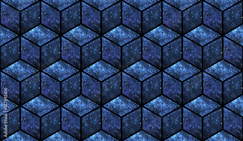 Fotografie, Obraz 3d cubes