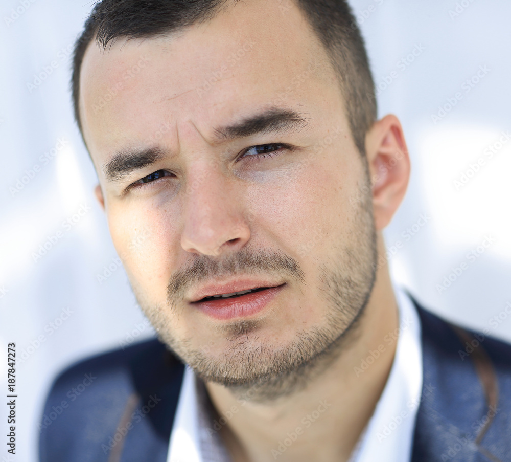 Obraz premium closeup.portrait of modern business man.