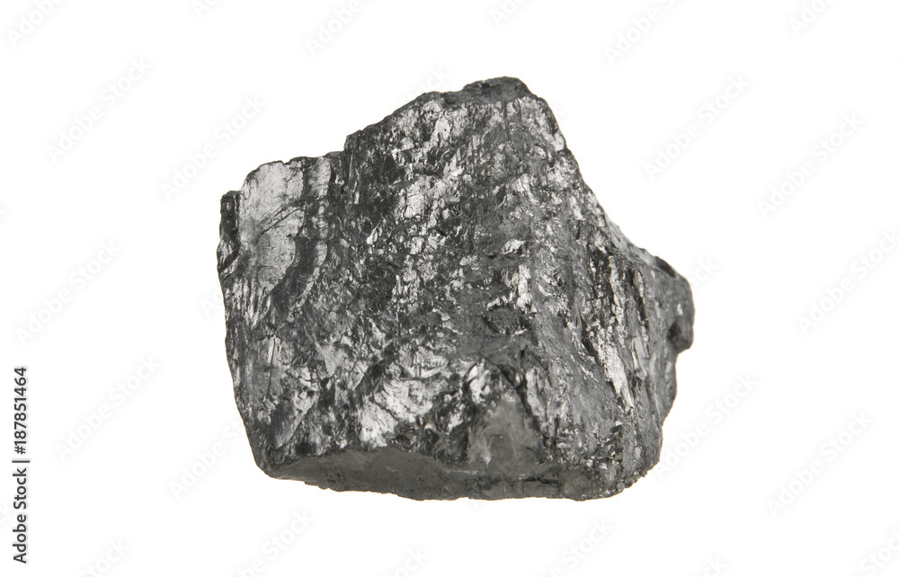 coal isolated on white background coal isolated on white background
