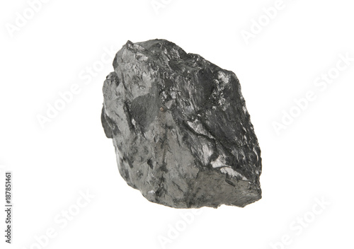 coal isolated on white background