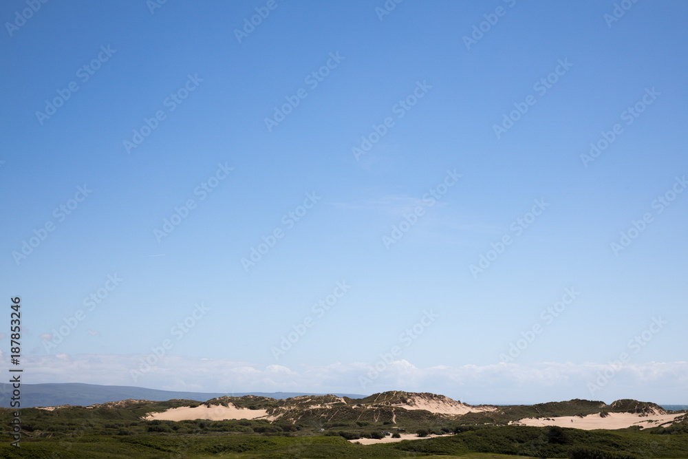 Dünen an der Walisischen Küste Dünen an der Walisischen Küste