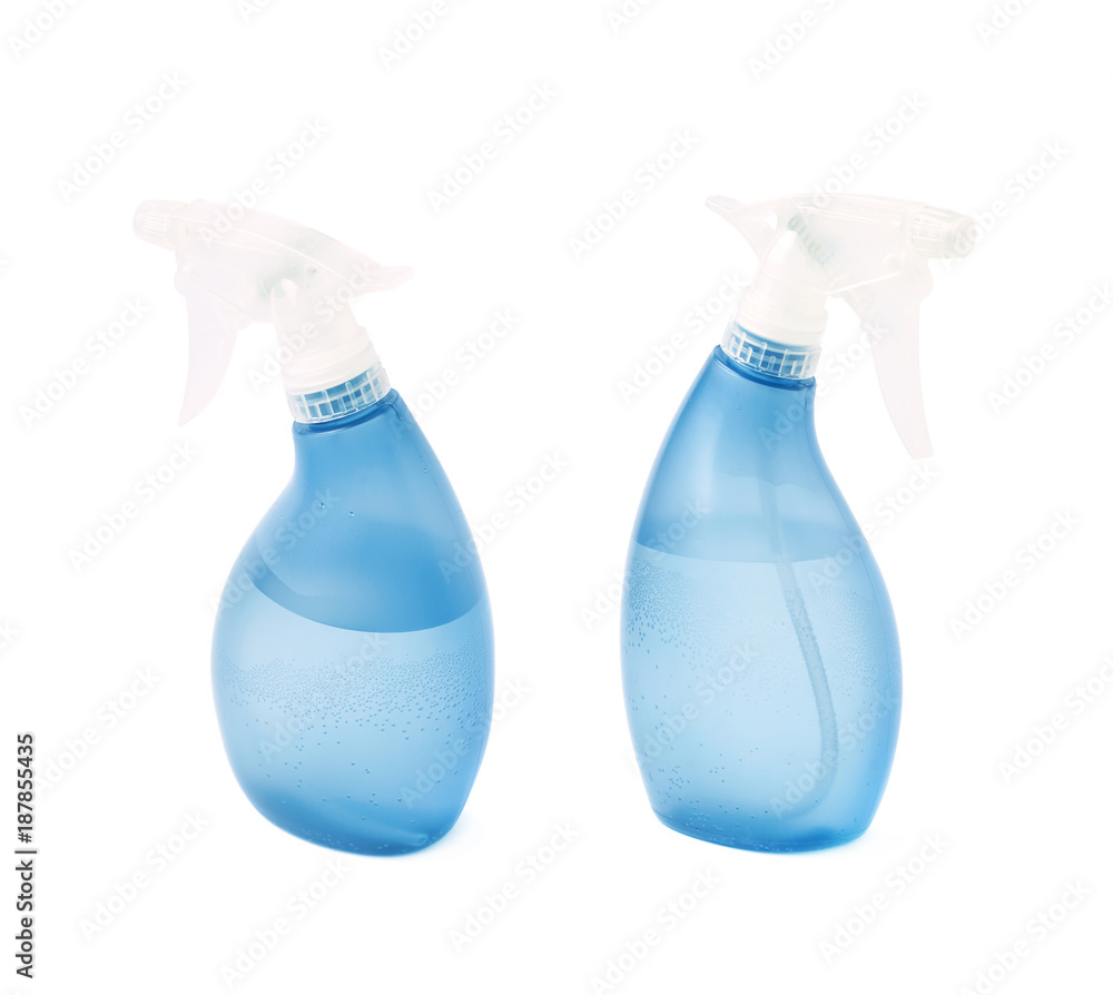 Plastic pulverizer spray isolated Plastic pulverizer spray isolated