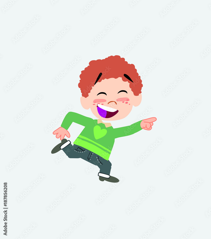 Cartoon character white boy in jeans. Set with different postures, attitudes and poses, doing different activities in isolated vector illustrations. Cartoon character white boy in jeans. Set with different postures, attitudes and poses, doing different activities in isolated vector illustrations.