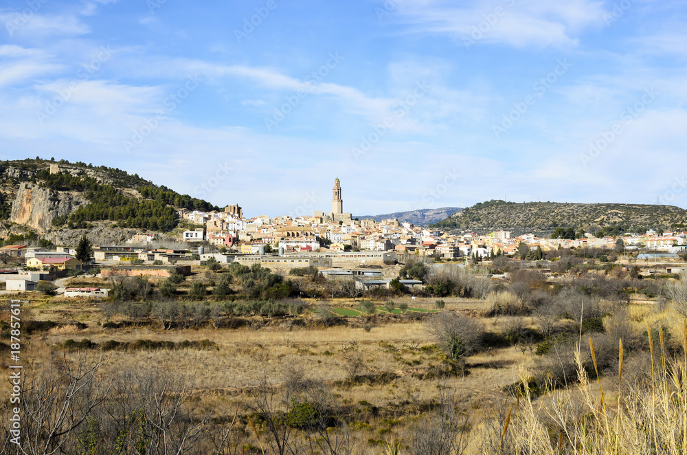 Jérica, un pueblo de Castellón, España