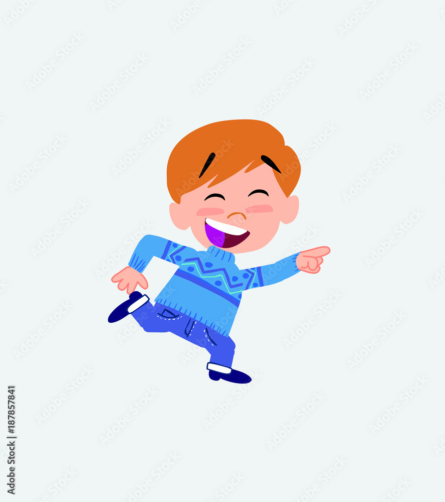 Cartoon character white boy in jeans. Set with different postures, attitudes and poses, doing different activities in isolated vector illustrations. Cartoon character white boy in jeans. Set with different postures, attitudes and poses, doing different activities in isolated vector illustrations.