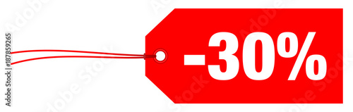 Hangtag "Sale" -30%