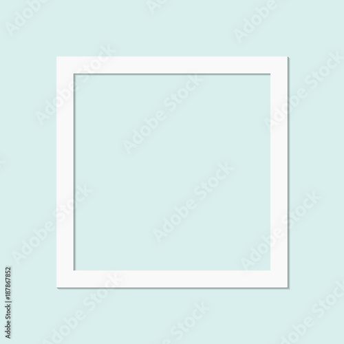 White frame background