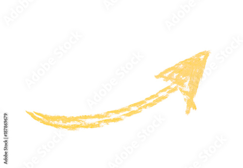Hand drawn arrow symbol iso...