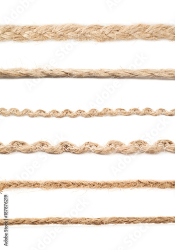 Line of a linen rope string