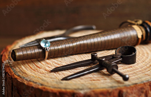 Jeweler's ring and tools