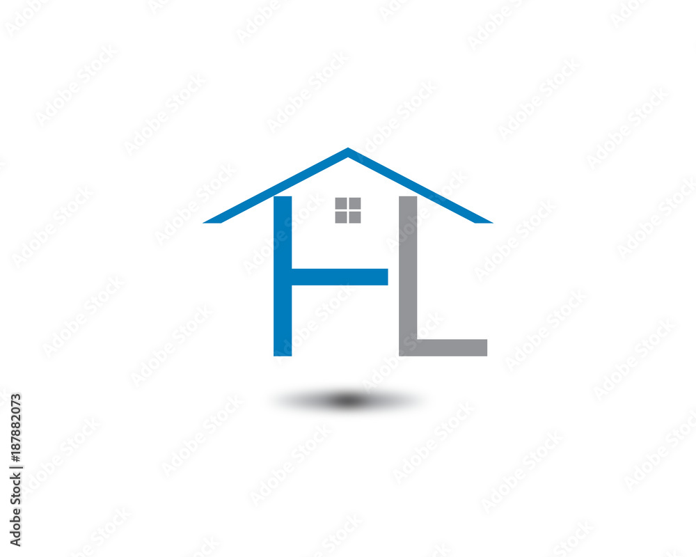 hl letter house logo hl letter house logo