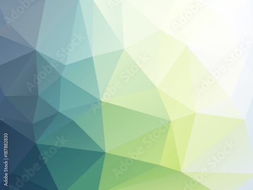 soft green triangular geometric wallpaper