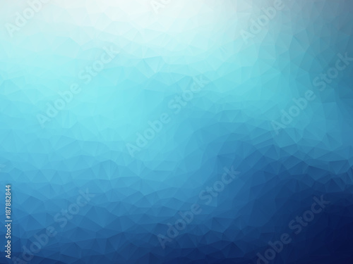 softly blue triangular geometric background