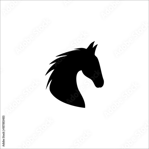 Horse  head vector icon