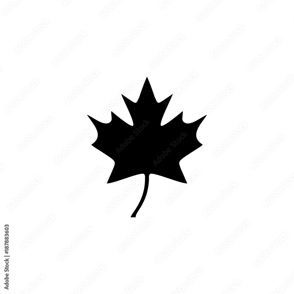 Maple leaf vector icon Maple leaf vector icon